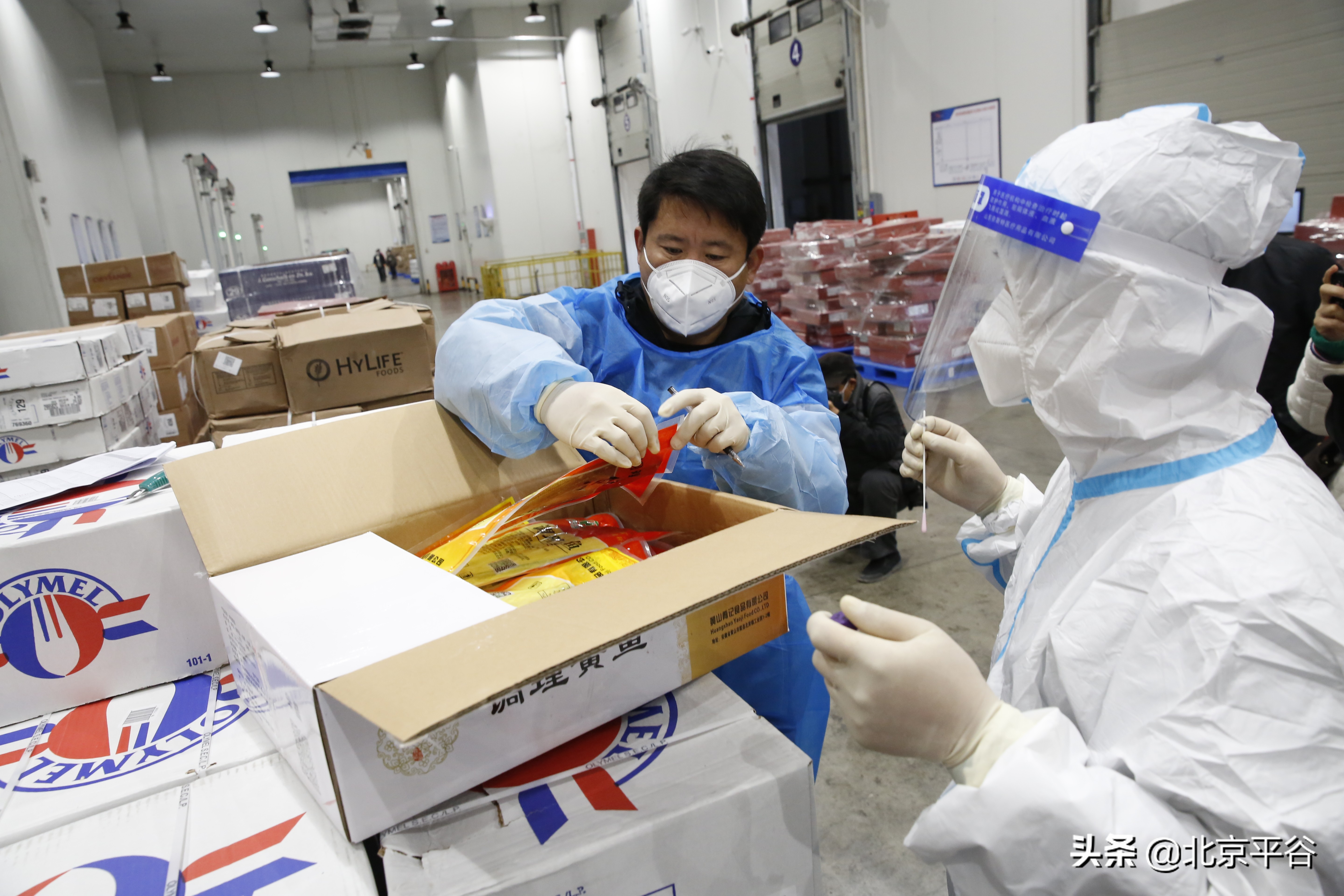 平谷马坊物流基地24小时全力运转保供首都