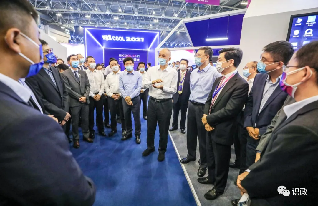 蔡奇陈吉宁参观HICOOL全球创业者峰会展览，调研产业园