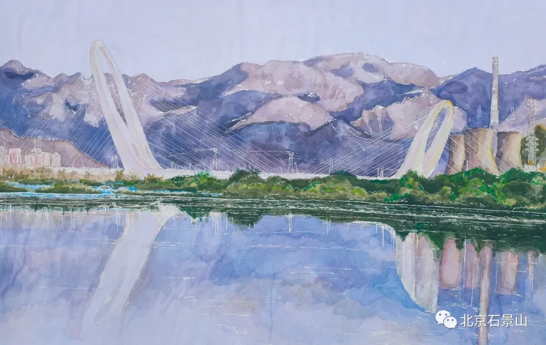 倒计时100天！百余幅学生画作 绘出新首钢新冬奥