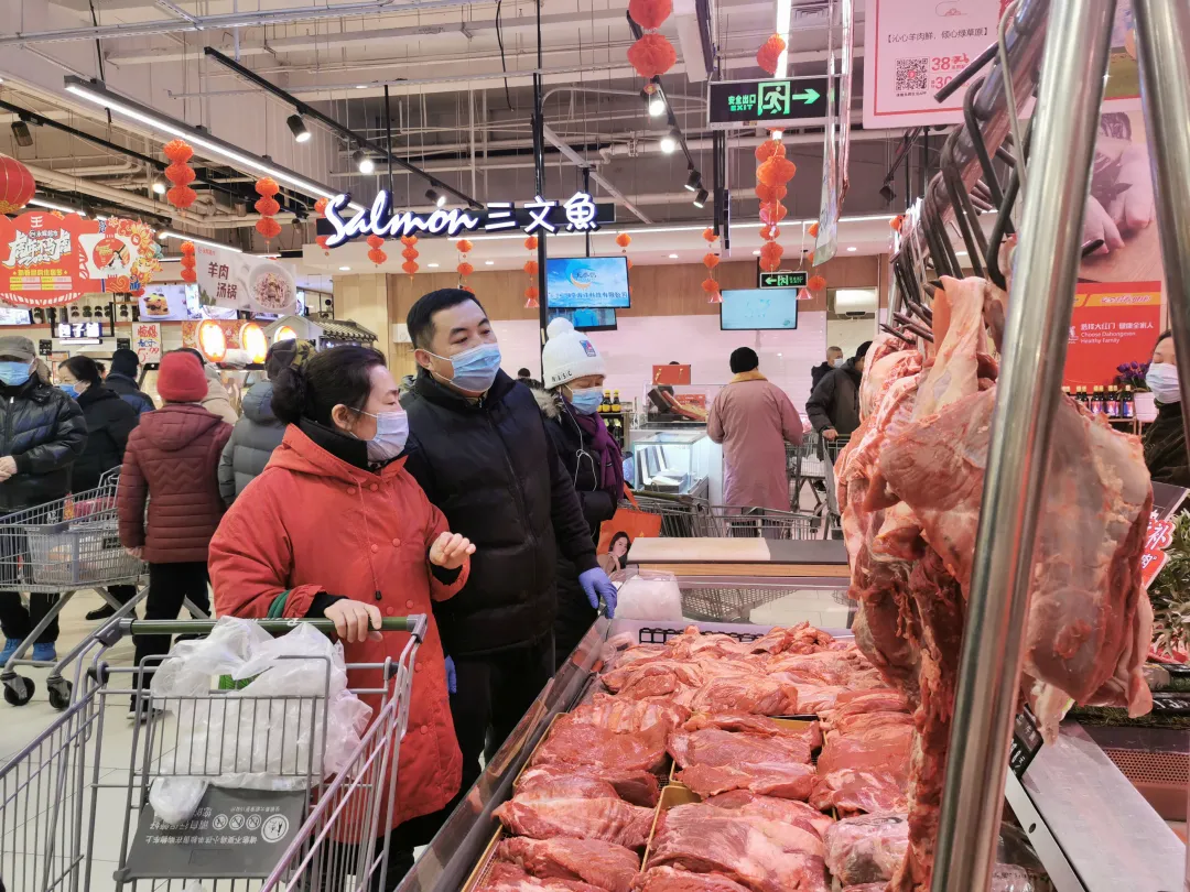 春节将至 石景山区市场货足、质优、价稳