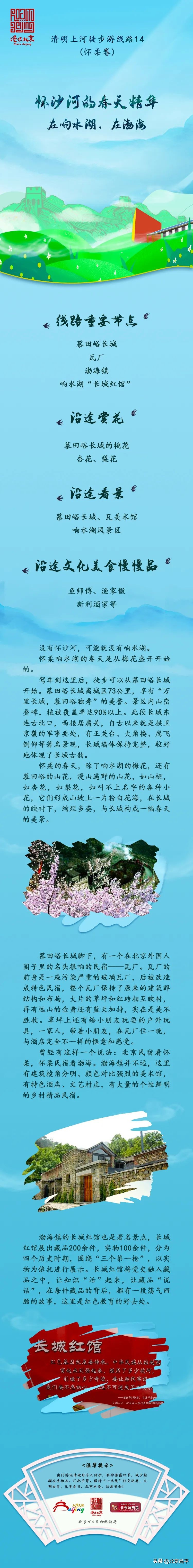 “漫步北京”16条清明徒步游主题游线路来了！昌平这条线路“上榜”