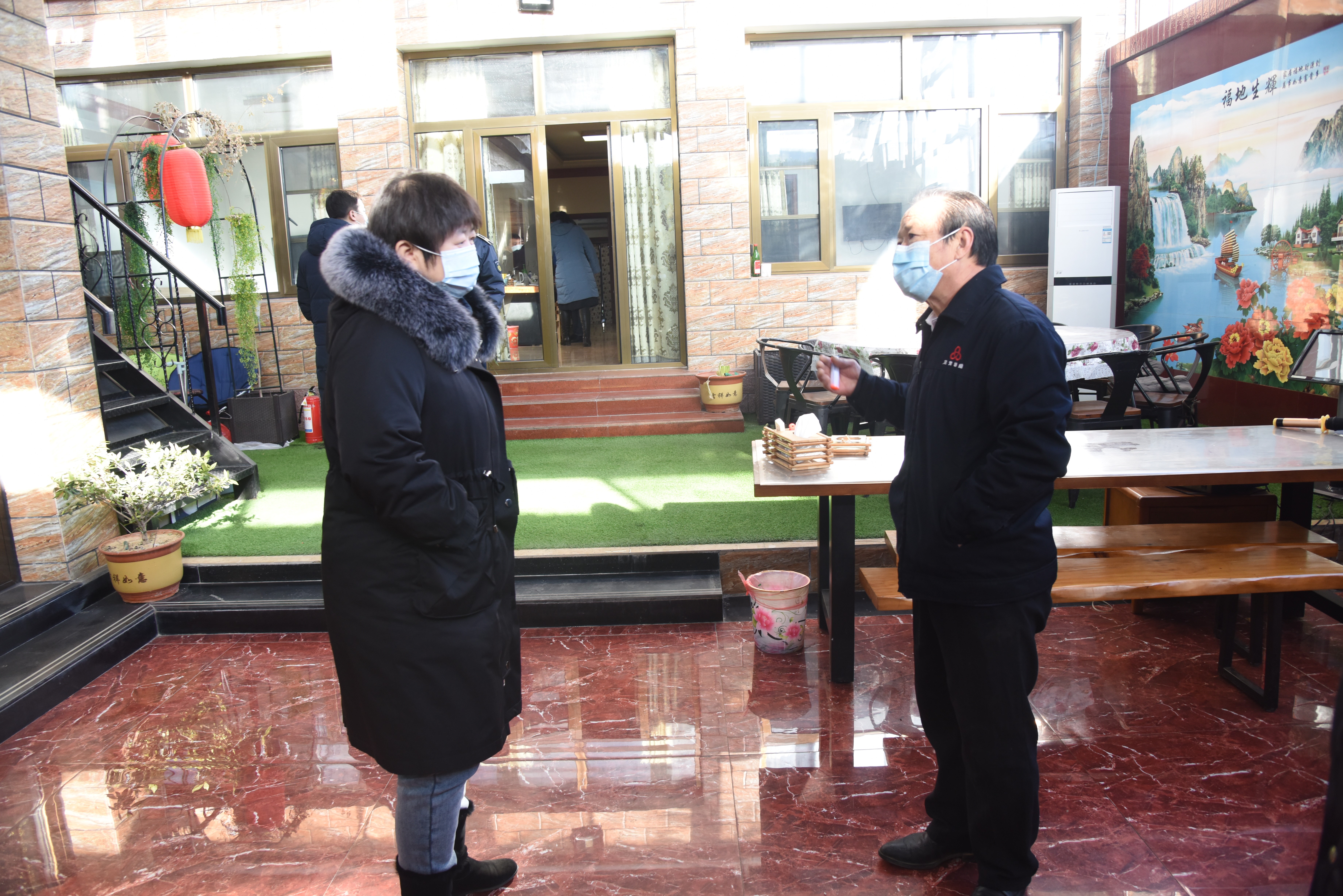 密云区不老屯镇开展民俗户安全大检查