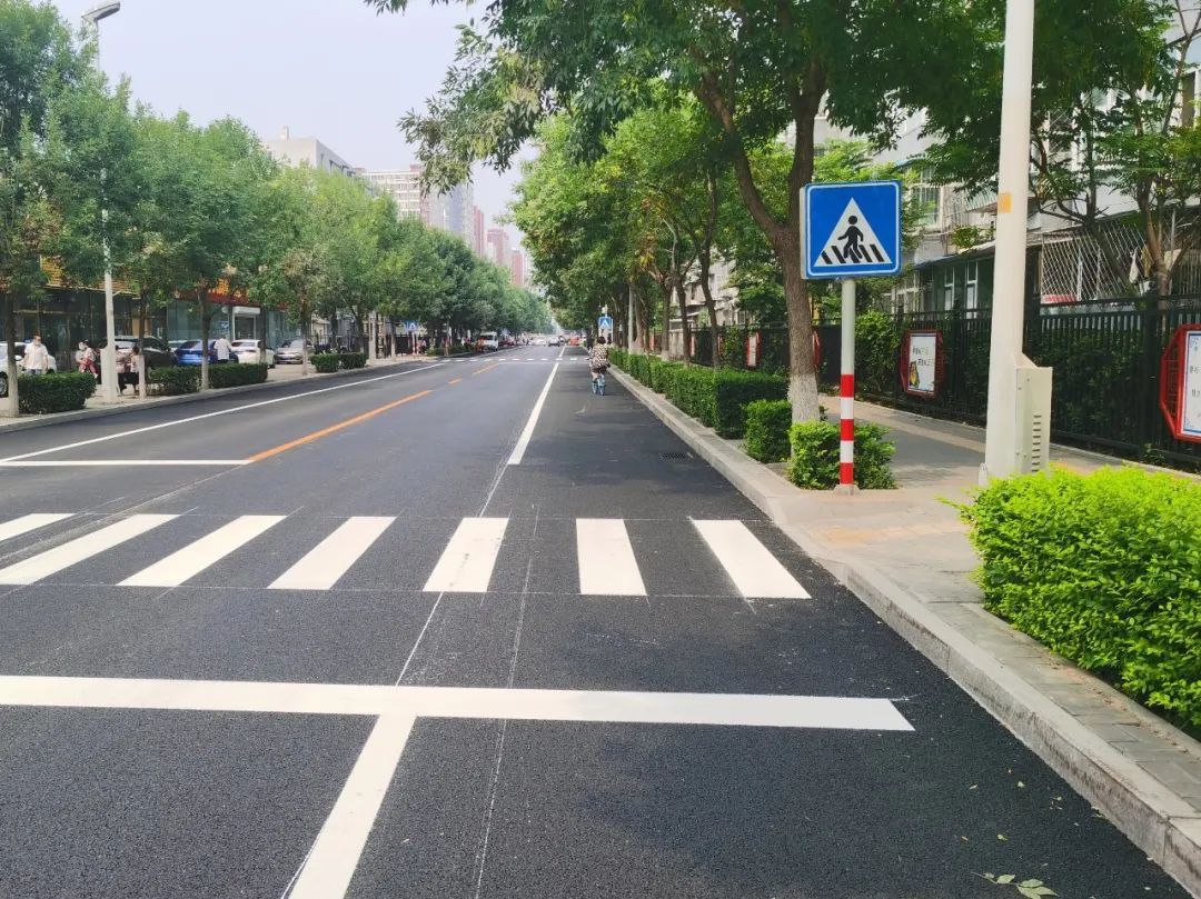 顺义这条路“焕然一新”