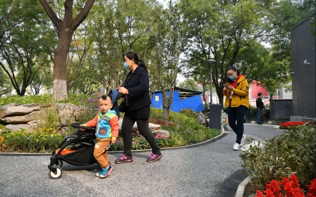 又添一处街心公园，曾经的闲置空地大！变！样！