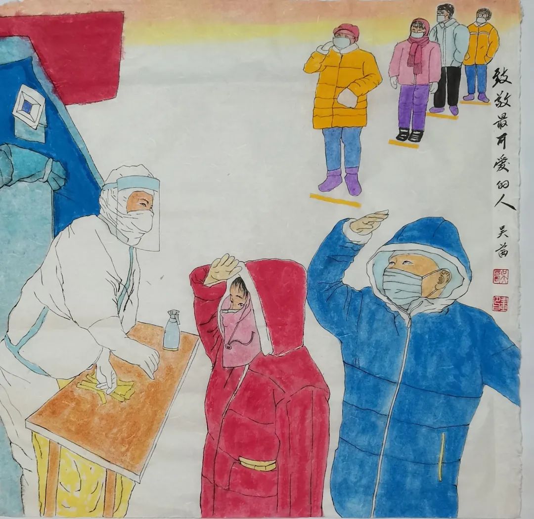 美术佳作、云展聚力！顺义区美术家协会抗疫主题作品云展览来了～