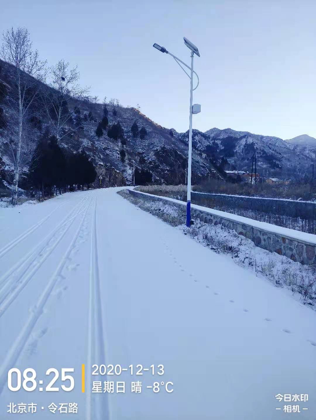 大雪过后，太师屯镇风景美如画
