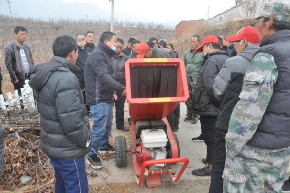 新城子镇启动果园废弃物治理项目