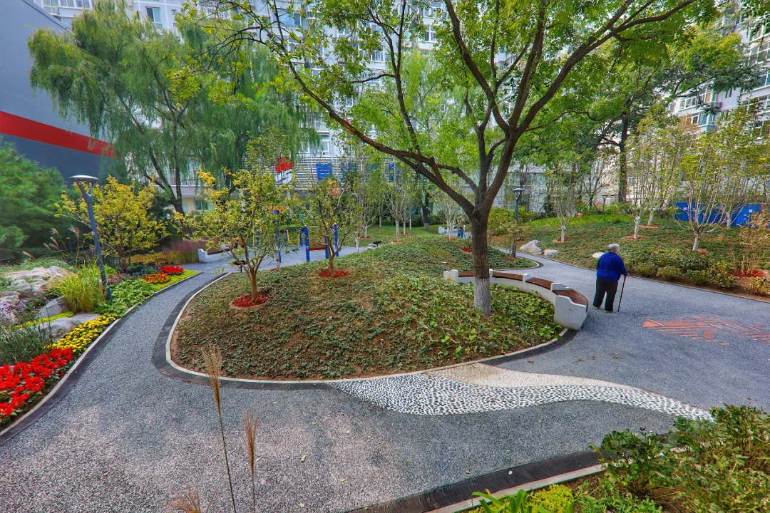 又添一处街心公园，曾经的闲置空地大！变！样！