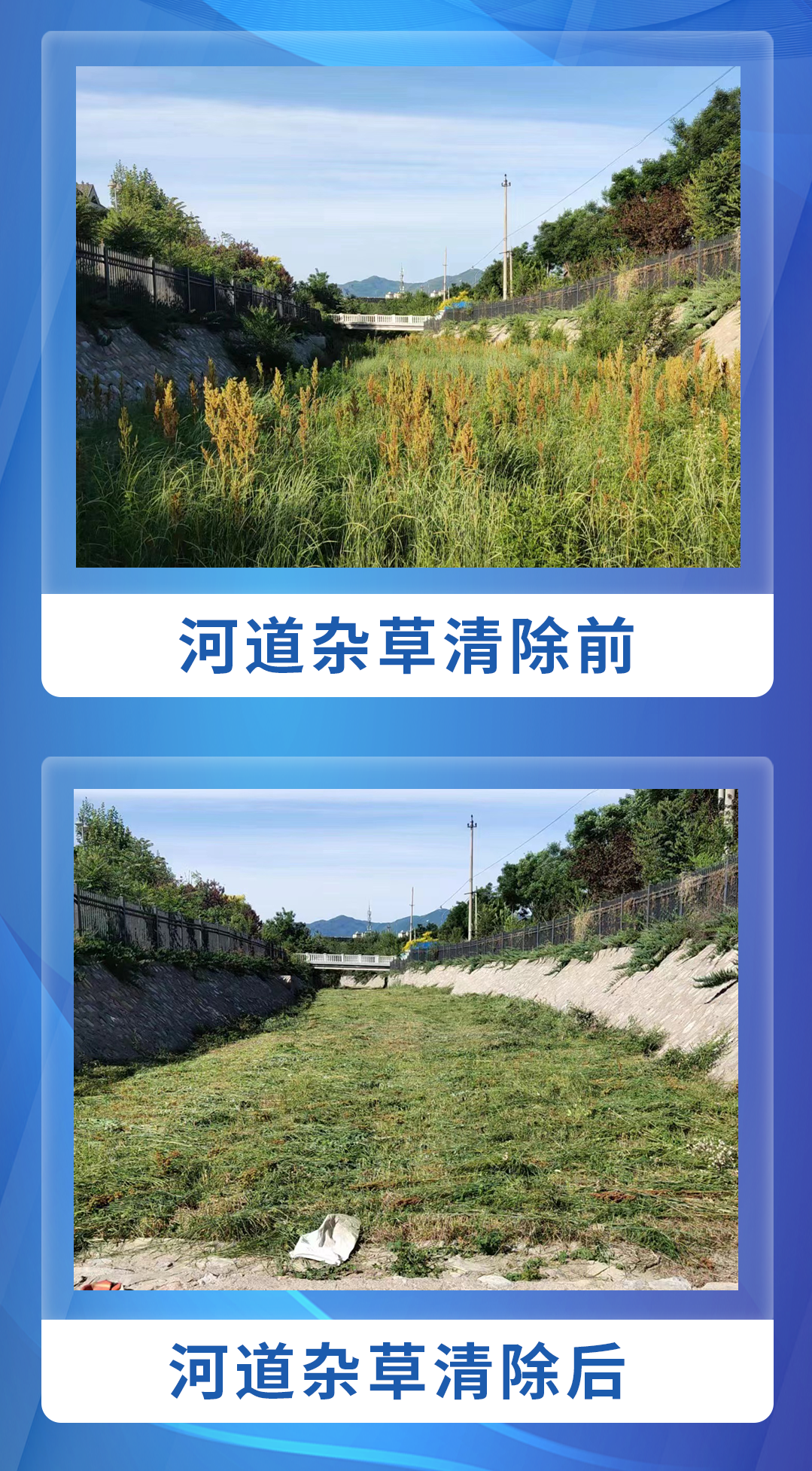 确保汛期行洪安全！石景山水务人化身“清道夫”