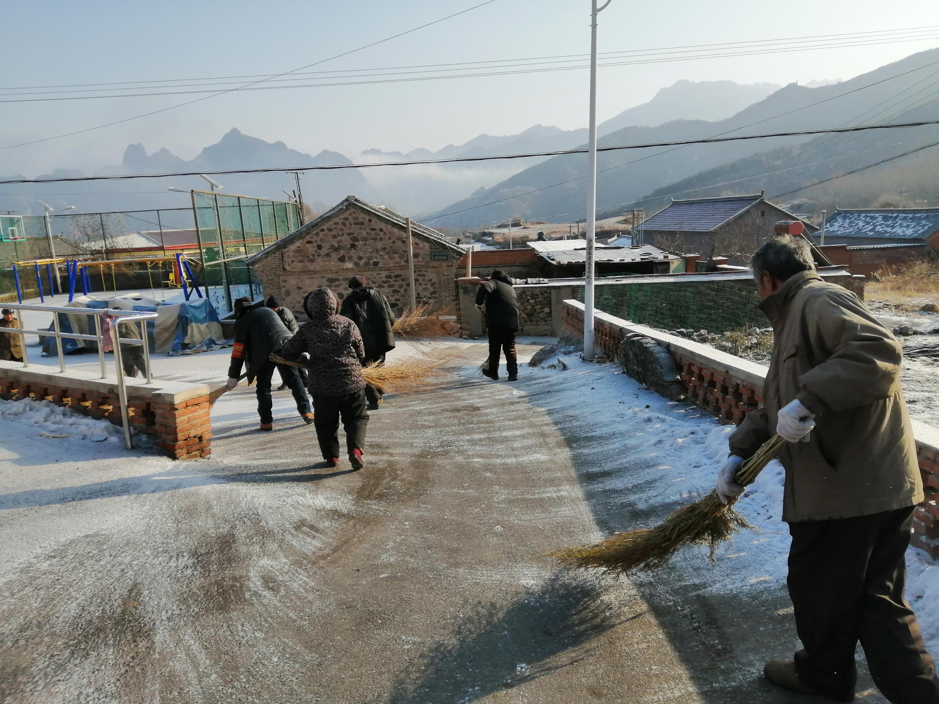 密云区新城子镇大树洼村开展爱国卫生活动日