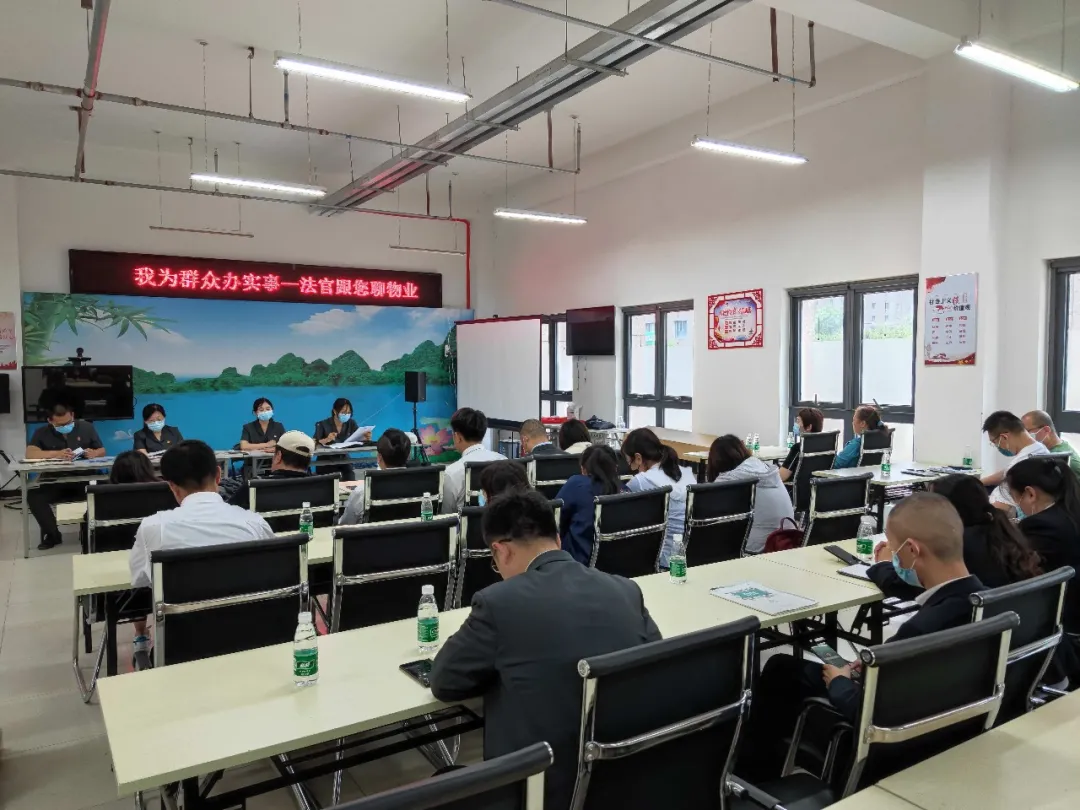 助您安居！小区来了普法宣传服务队