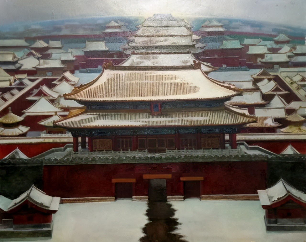 绝美！画中探访中轴线上的中心——故宫