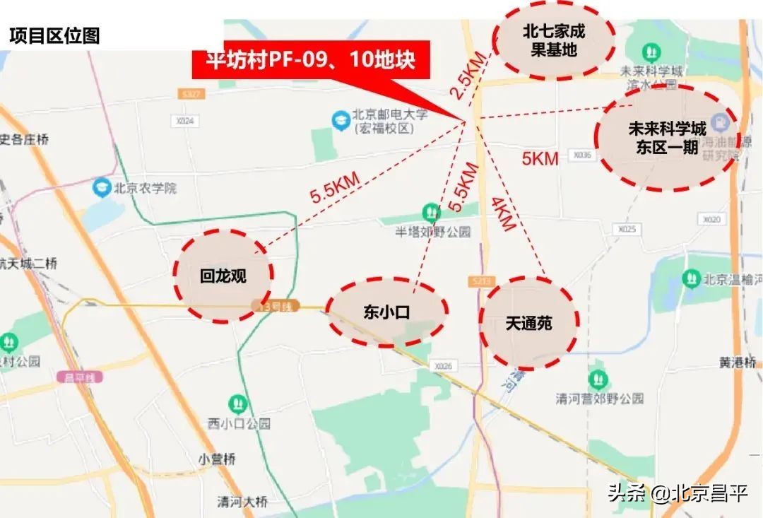 昌平2022年第二批供地名单出炉，未来科学城再发力！