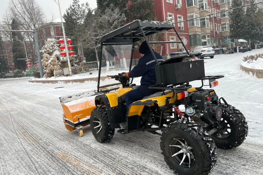 以雪为令，“全员上岗”！ 东城全力做好扫雪铲冰工作