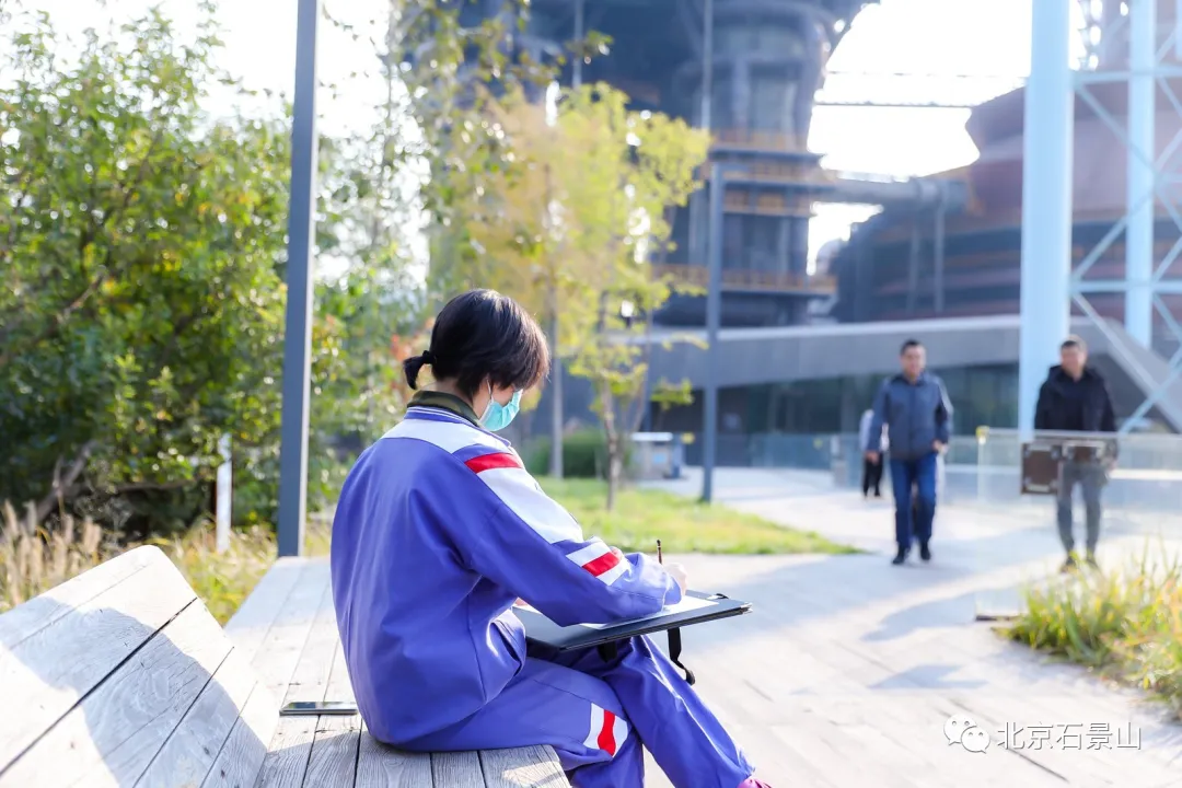 倒计时100天！百余幅学生画作 绘出新首钢新冬奥