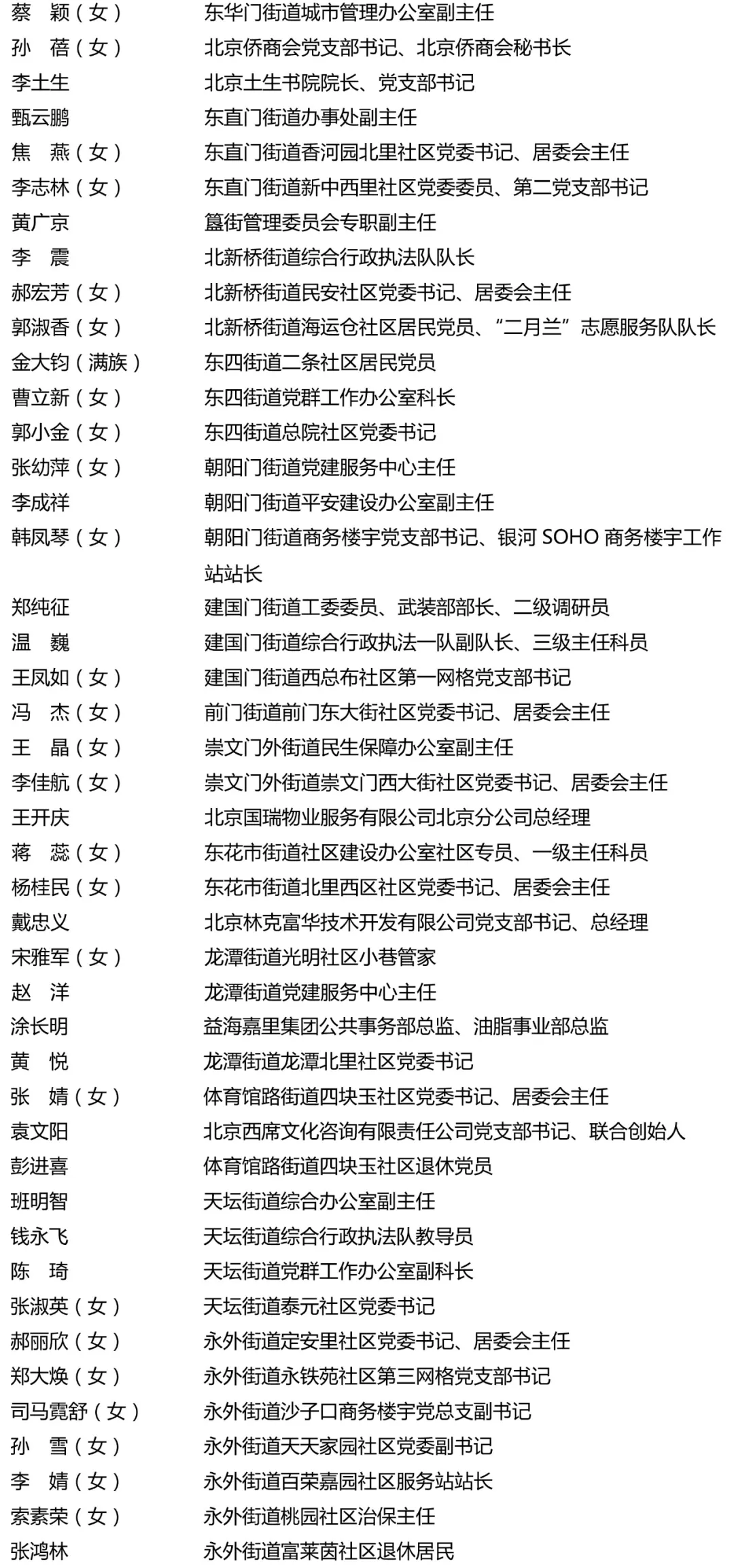 东城区召开“两优一先”表彰大会