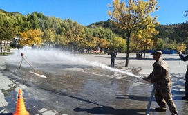 密云区石城镇开展“一警六员”消防基本技能实操培训