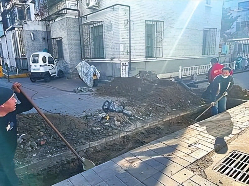 燃气管道入老楼 多年夙愿终成真