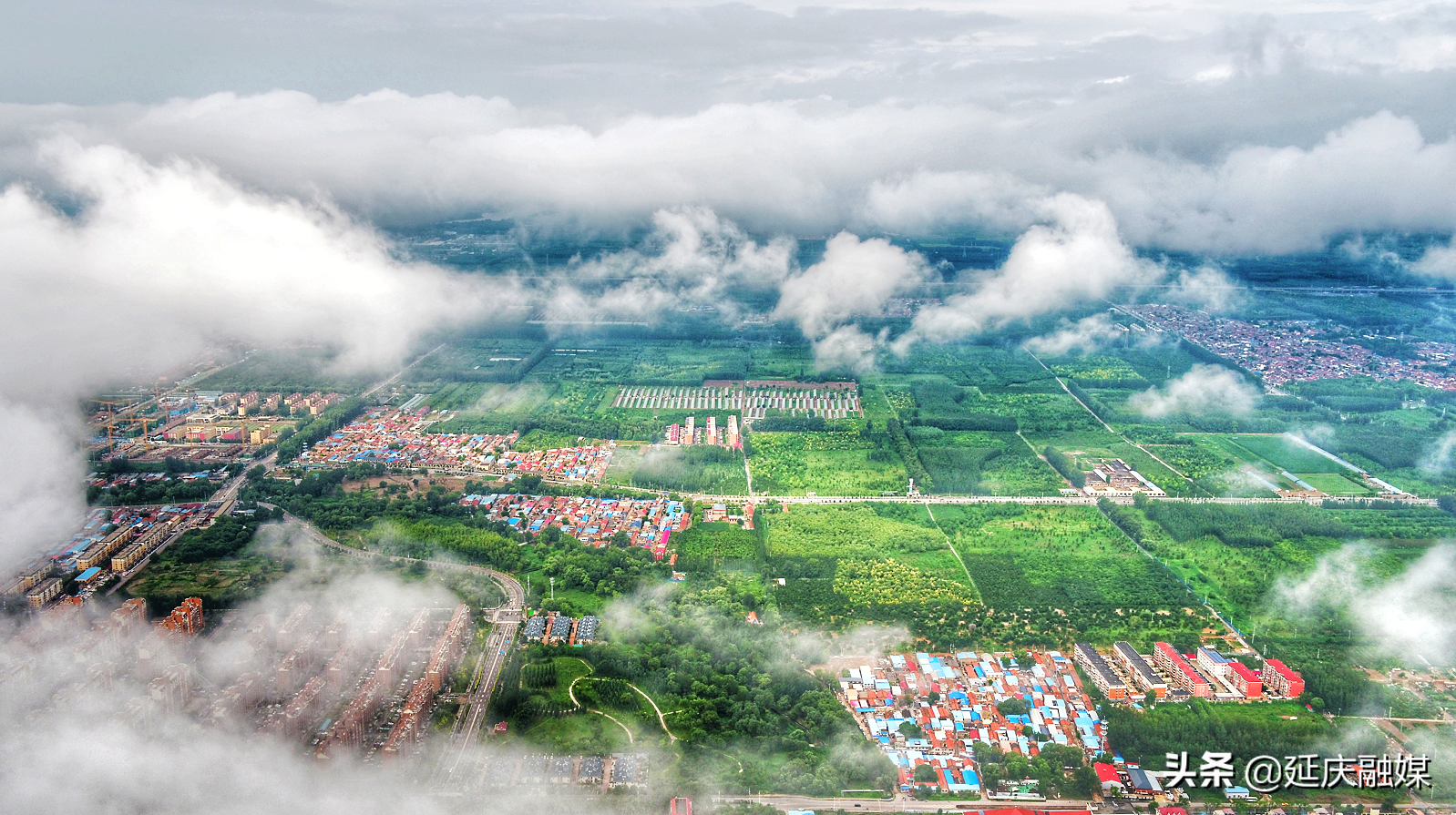 美呆了！雨后延庆云雾缭绕，美若仙境~