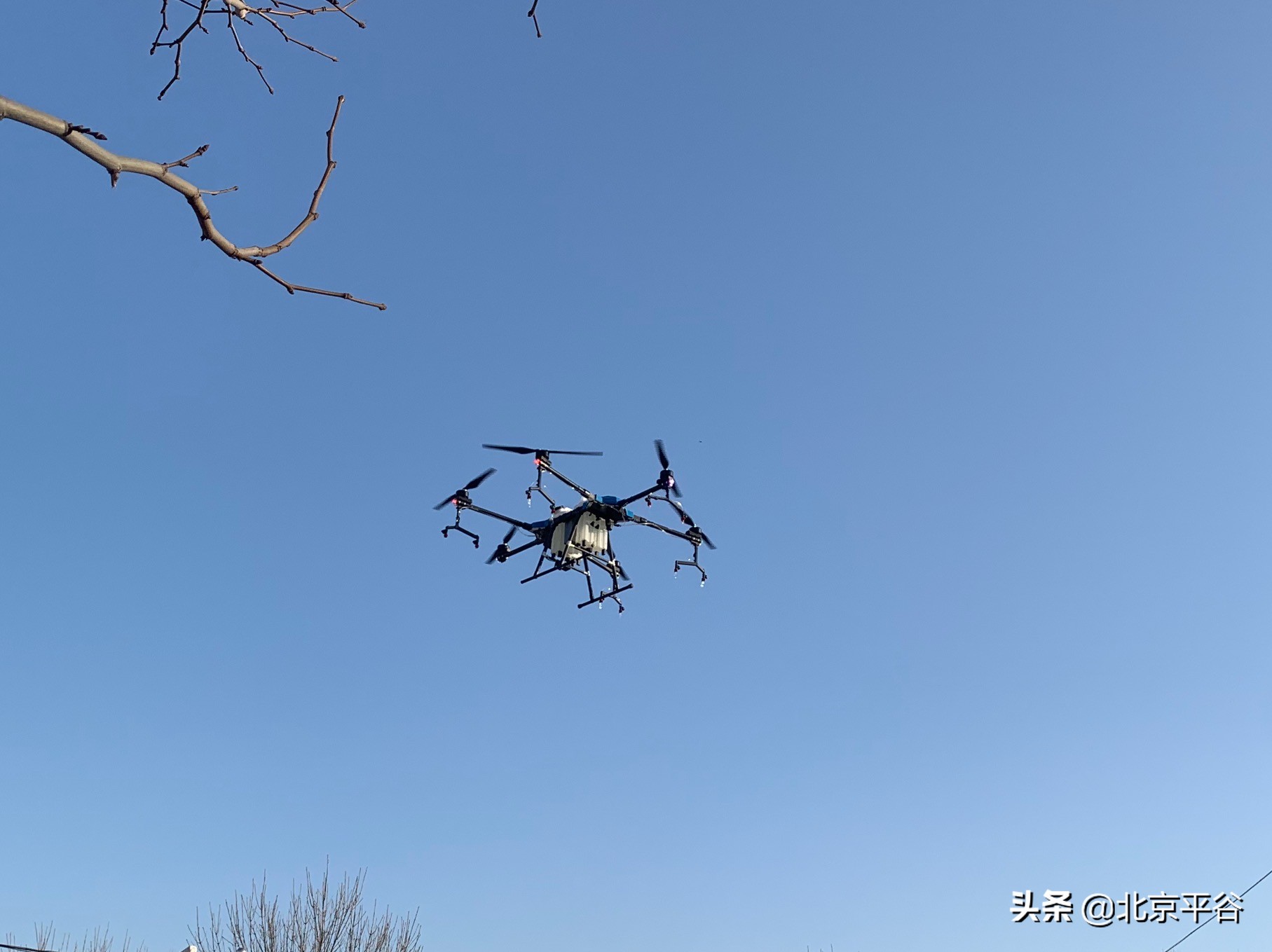 平谷马坊地区疫情防控用上新科技