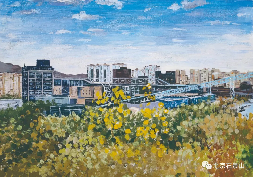 倒计时100天！百余幅学生画作 绘出新首钢新冬奥