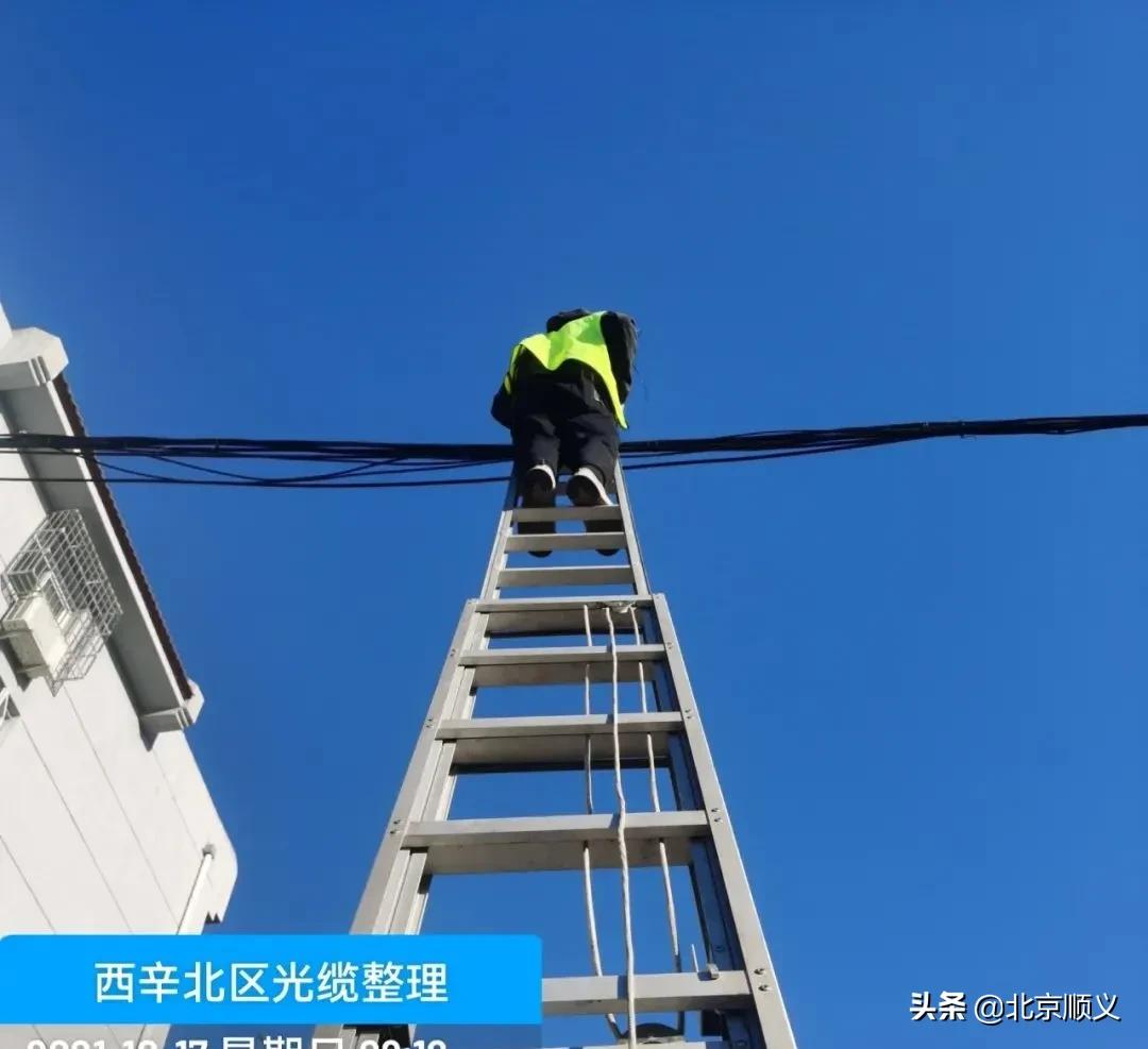 【创城有我】空中环境也要提升！旺泉街道为老旧小区捋齐“空中飞线”！