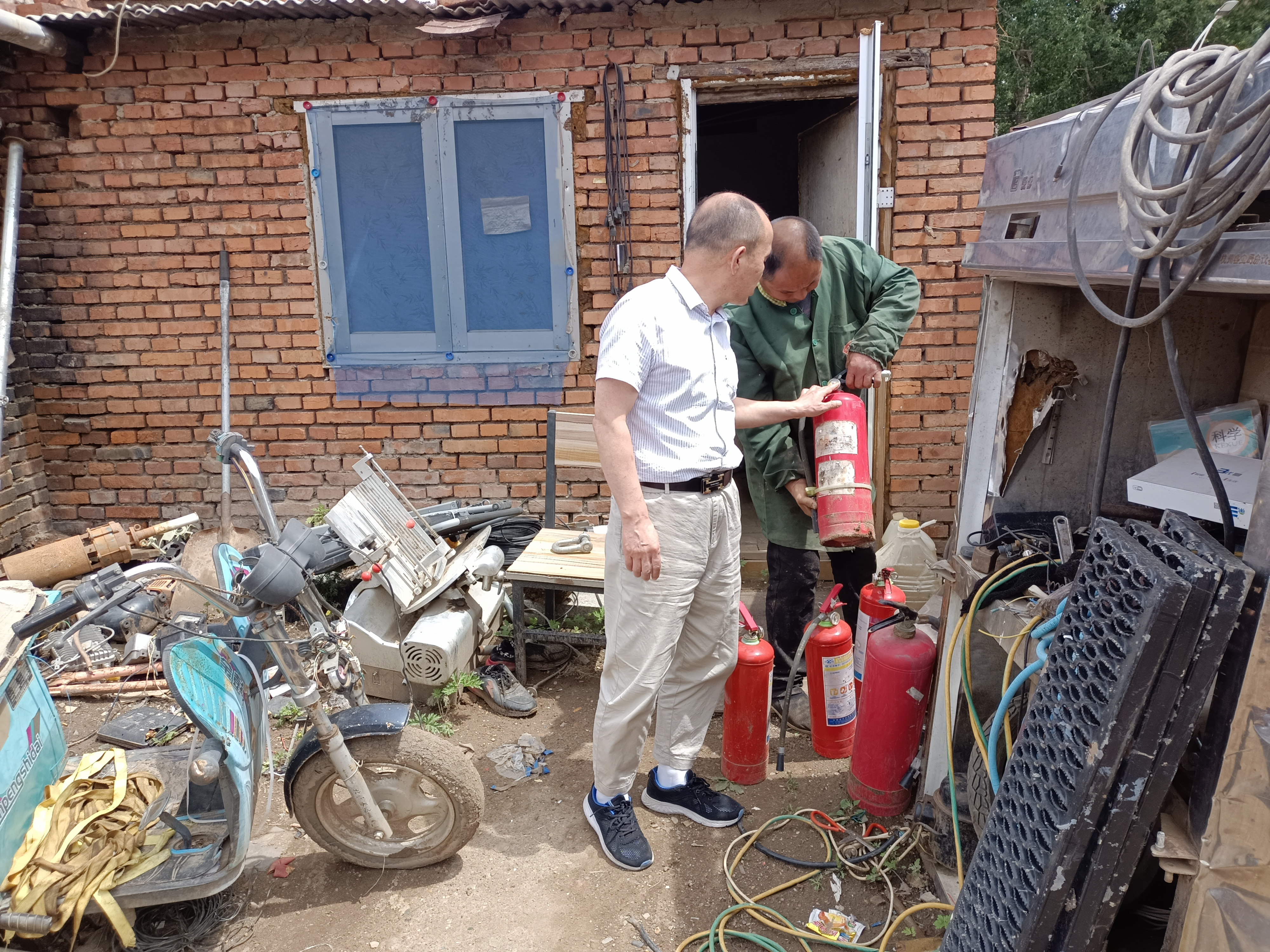 密云区新城子镇开展安全检查工作