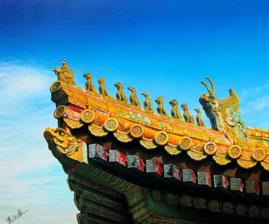 绝美！画中探访中轴线上的中心——故宫