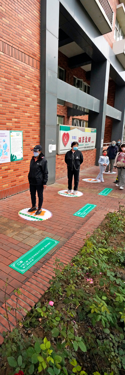 “呼啦圈”变“两米线”隔出最美距离