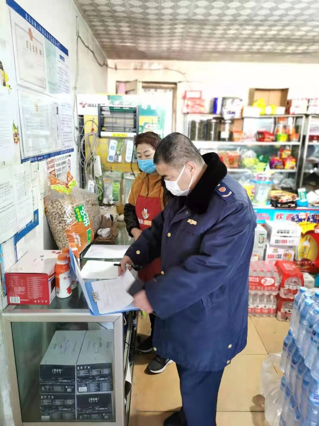 密云区河南寨镇市场监督管理所开展校园及周边食品安全专项检查