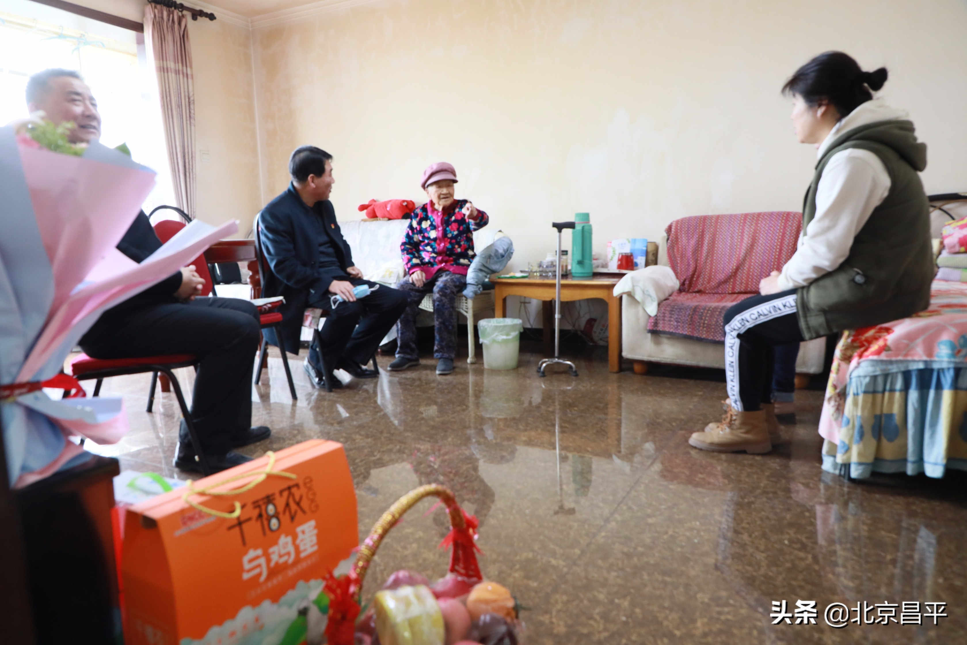 有速度更有温度！史各庄街道95岁老人接种新冠疫苗