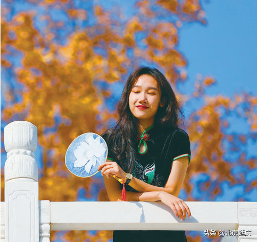 秋叶随风摇 世园秋韵美如画