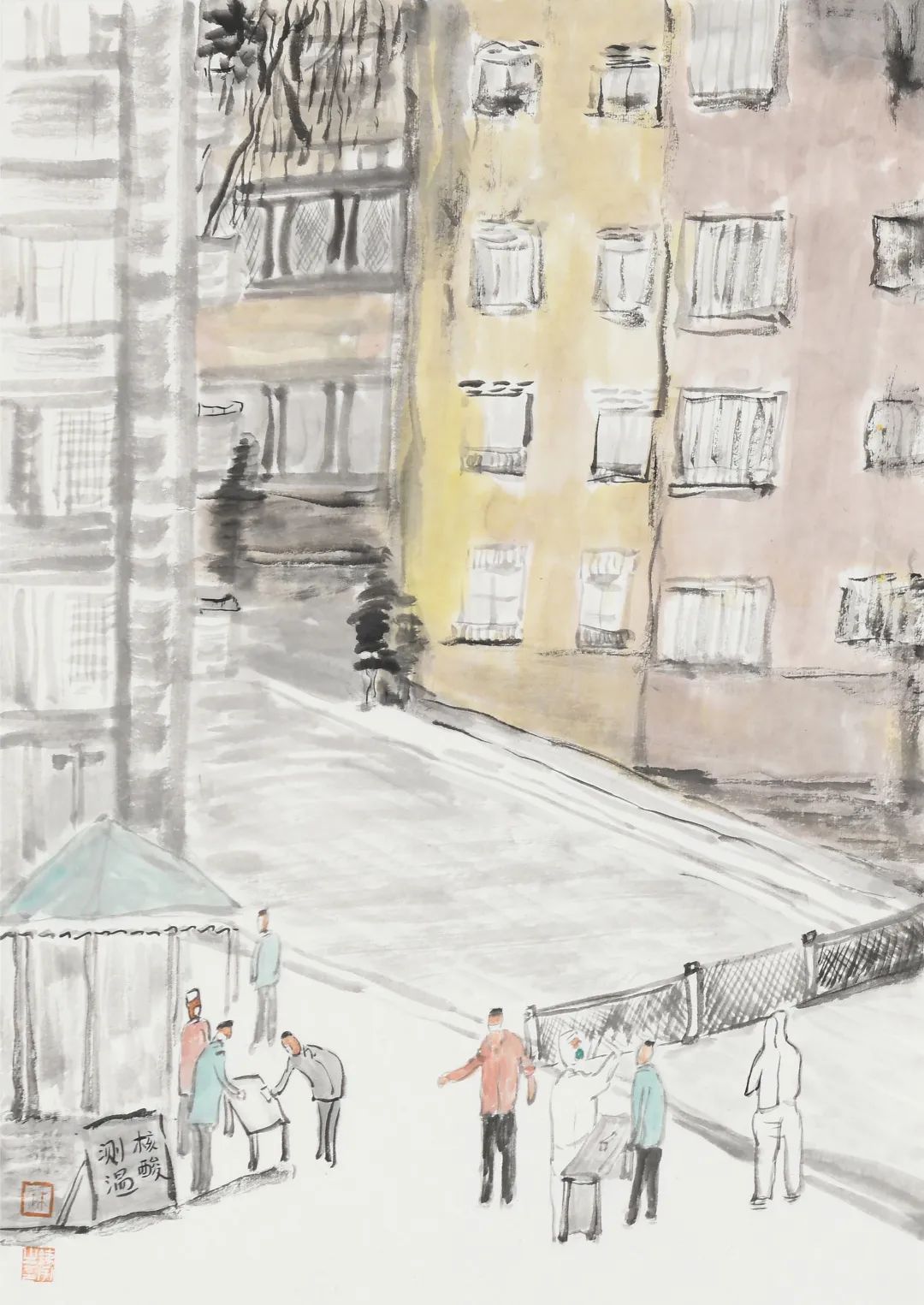 美术佳作、云展聚力！顺义区美术家协会抗疫主题作品云展览来了～