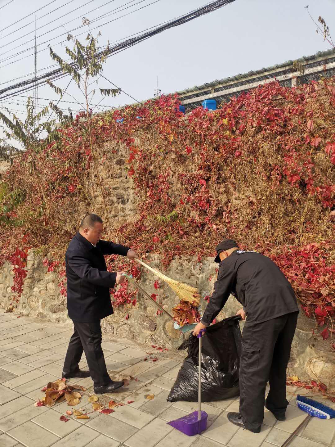 密云区新城子镇开展周末卫生日活动