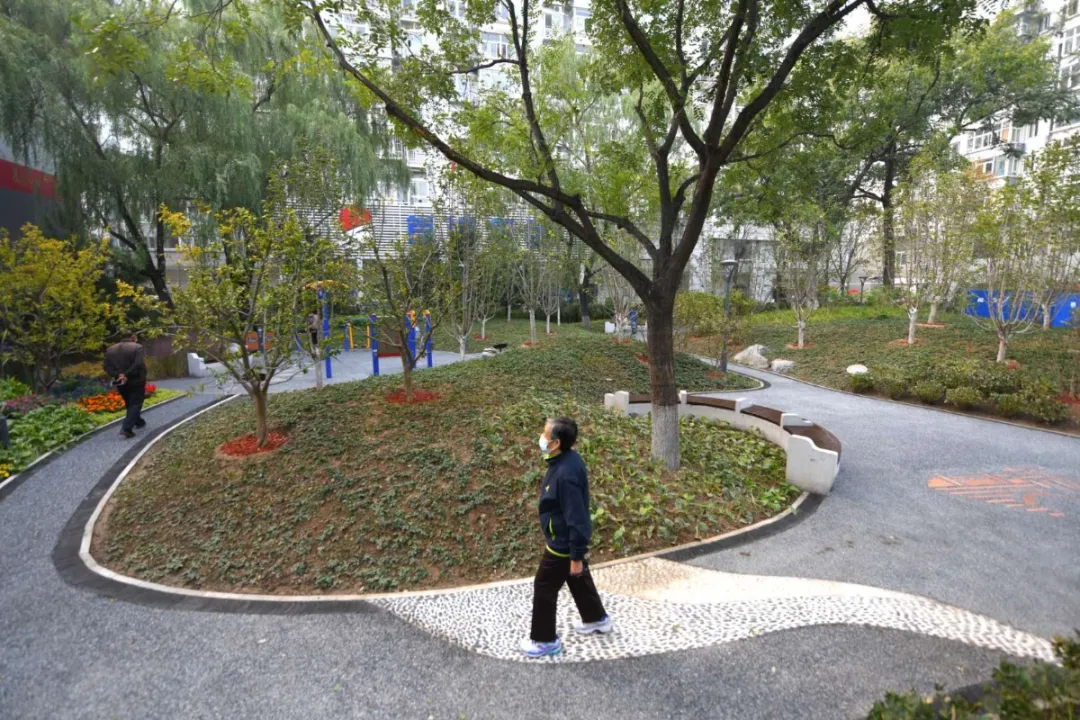 又添一处街心公园，曾经的闲置空地大！变！样！