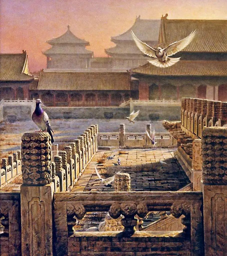 绝美！画中探访中轴线上的中心——故宫