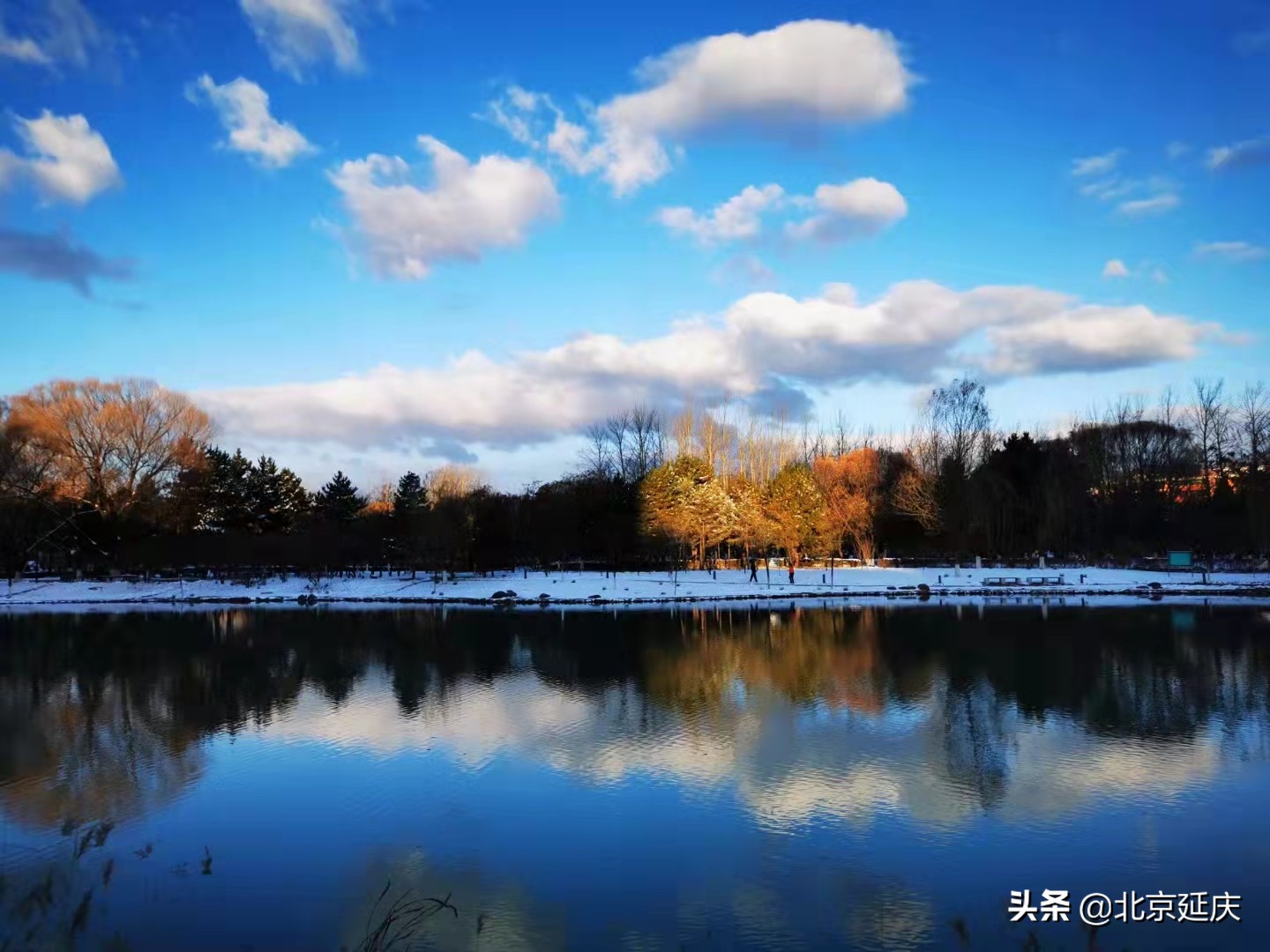 美图来了！最美冬奥城雪后蓝天依旧 诗情画意动人心魄~