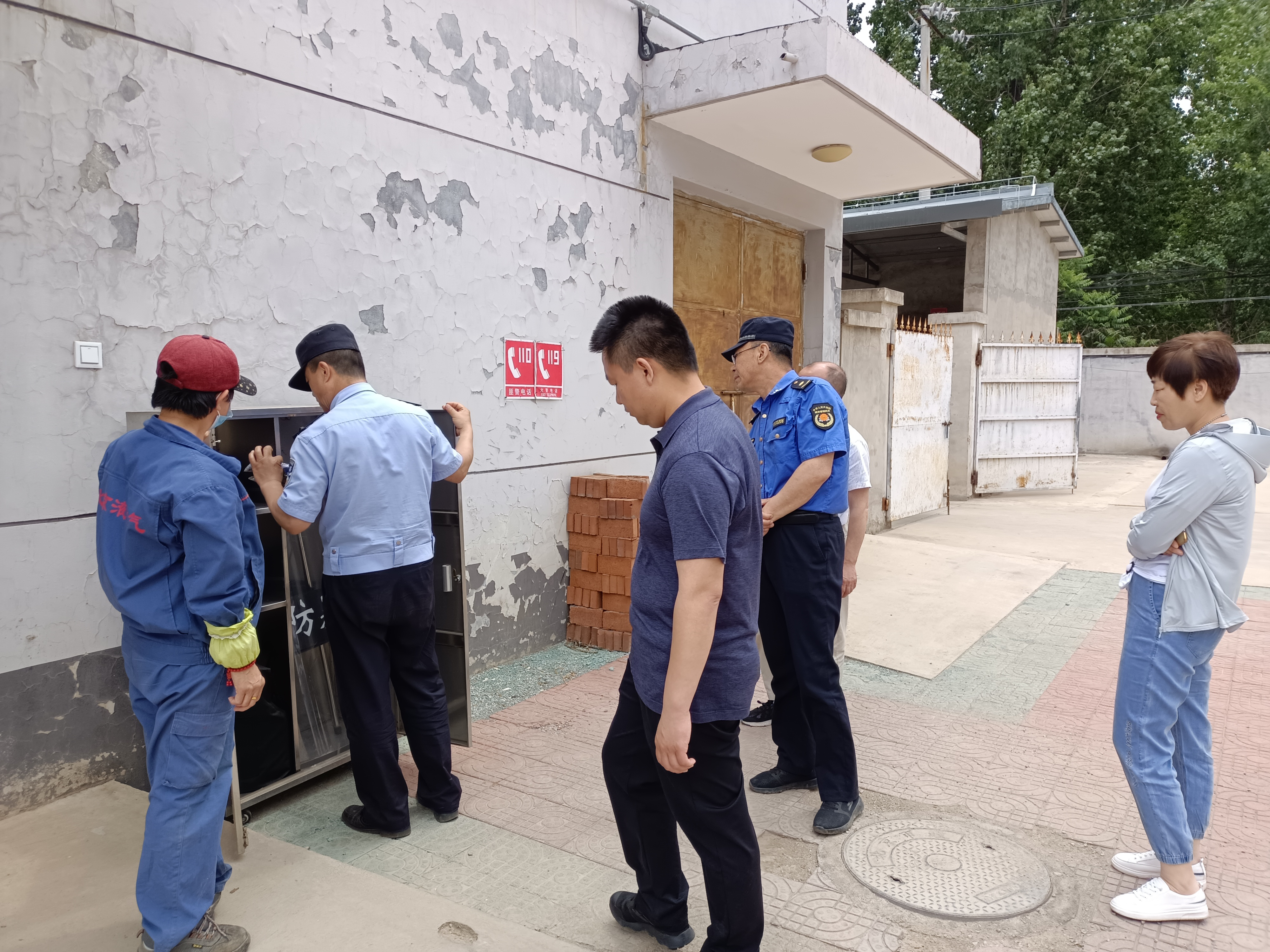 密云区新城子镇开展安全检查工作