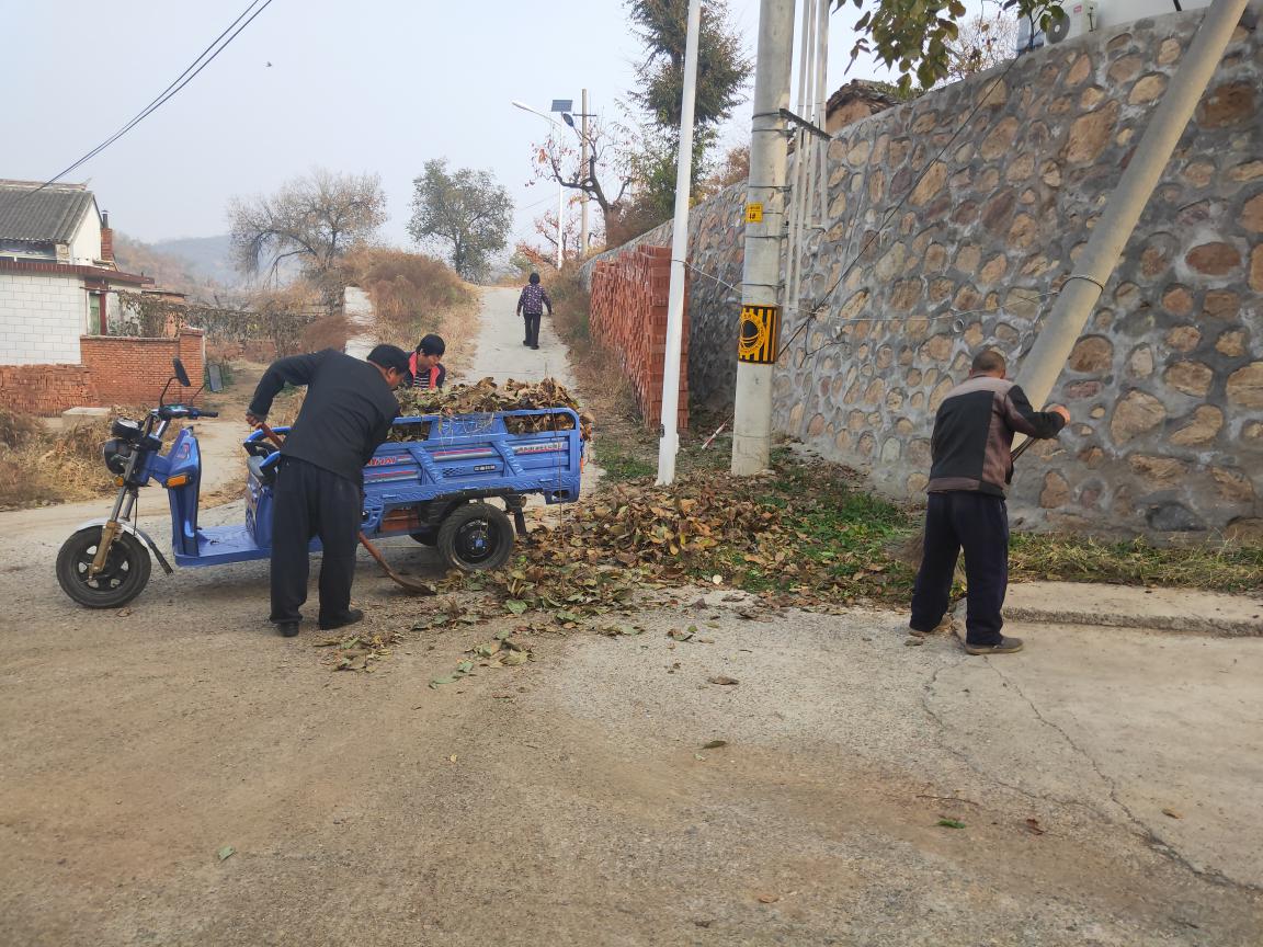 周末大扫除 密云区大城子镇在行动