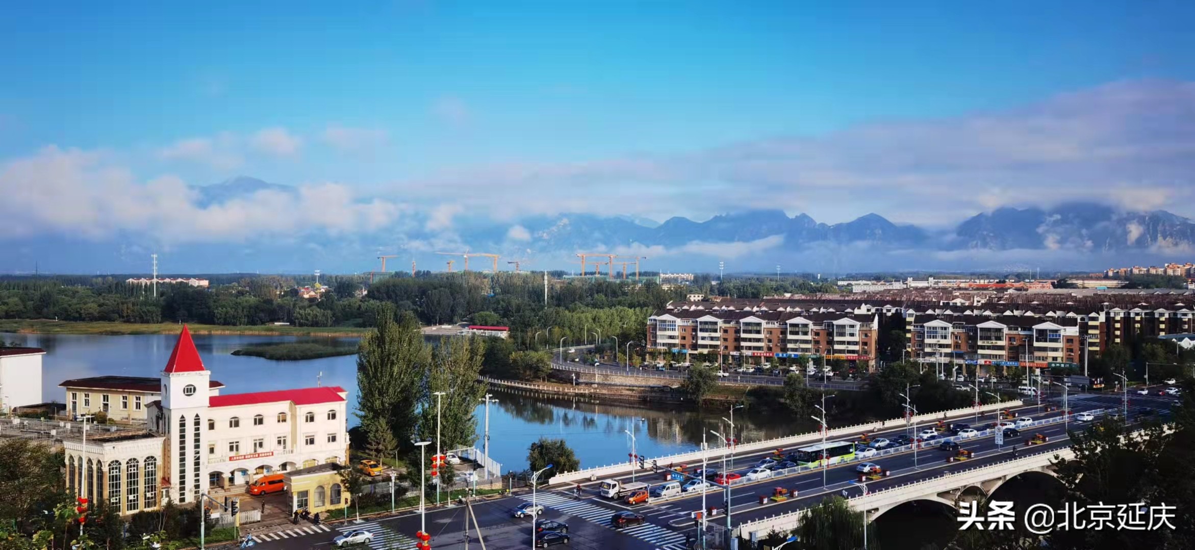 最美冬奥城延庆，朋友圈里一片蓝天