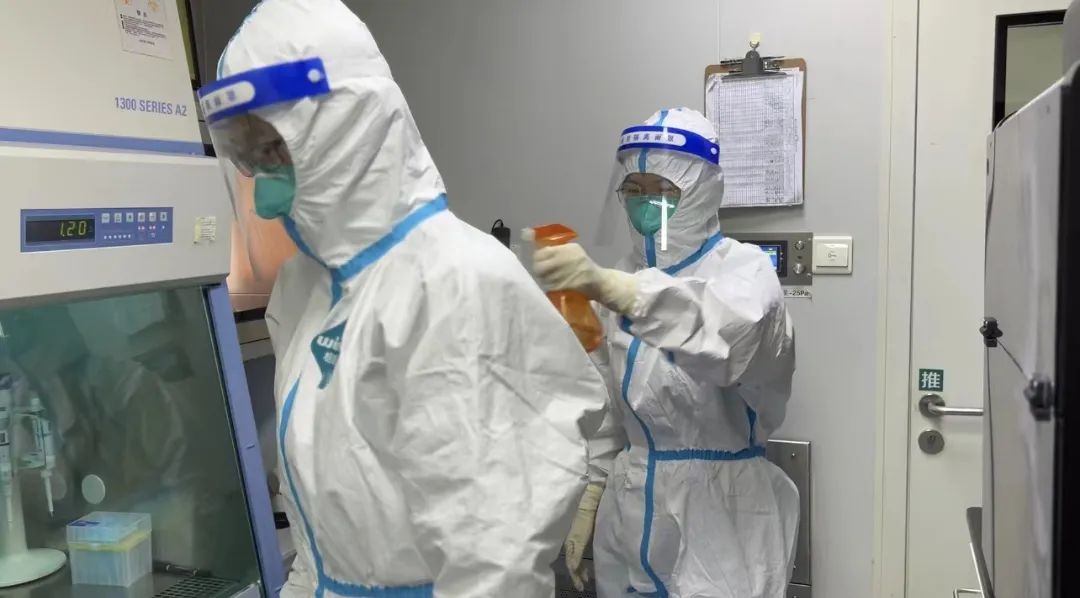 核酸检测的后方“战场”，他们在与“病毒”近距离对峙