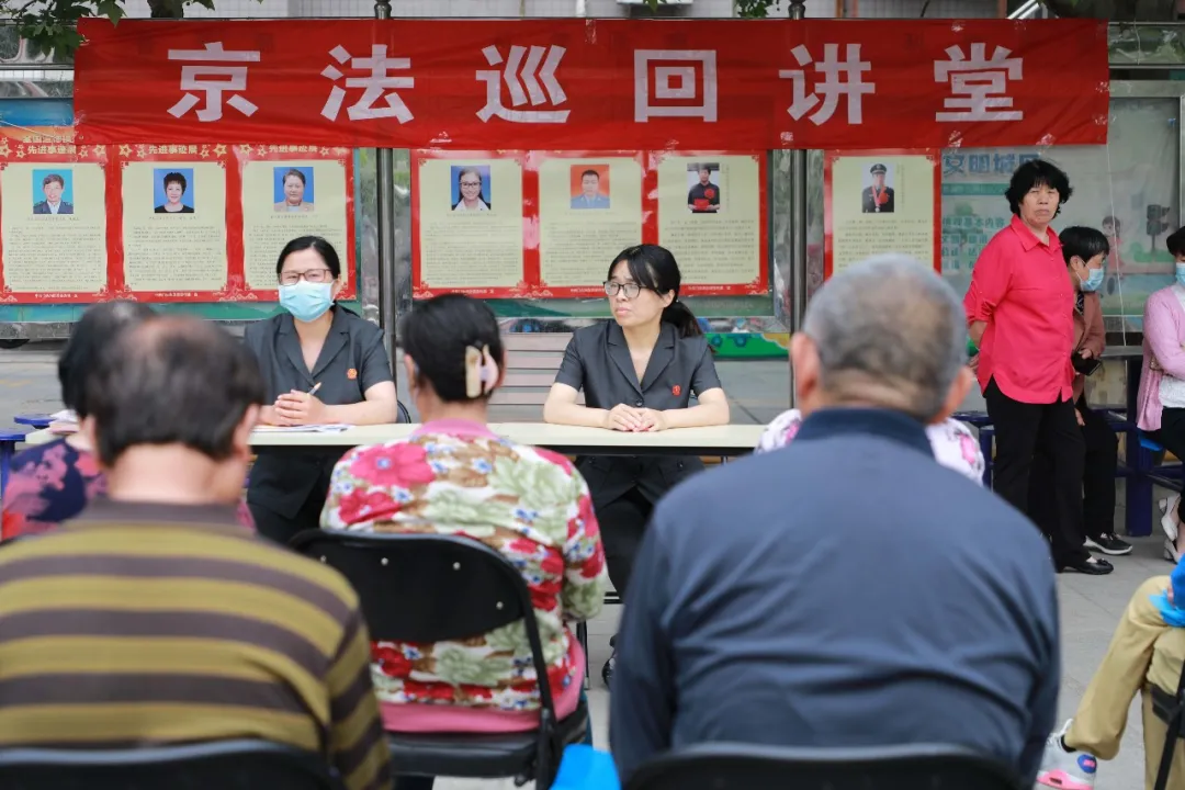 助您安居！小区来了普法宣传服务队